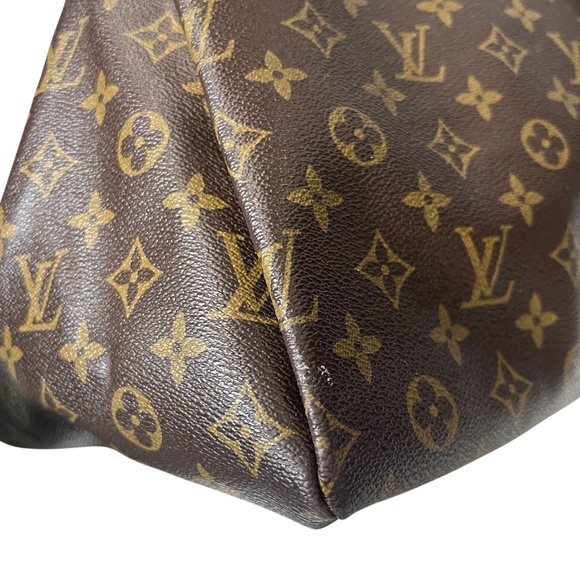 $2400 LOUIS VUITTON 2022 Brown Monogram Canvas Leather Artsy MM Tote Bag - Picture 7 of 13